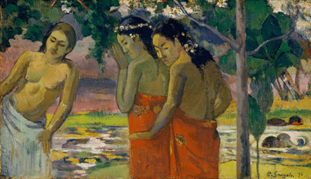 Paul Gauguin, Three Tahitian Women, 1896. The Metropolitan Museum of Art, New York. Image: © The Metropolitan Museum of Art, New York, The Walter H. and Leonore Annenberg Collection, Gift of Walter H. and Leonore Annenberg, 1997, Bequest of Walter H. Annenberg, 2002